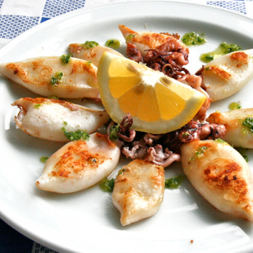 Chipirones a la plancha