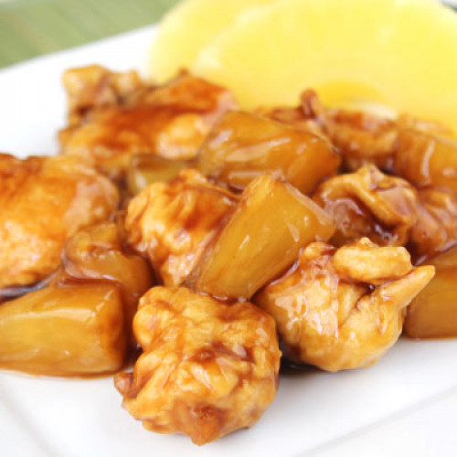Pollo con piña