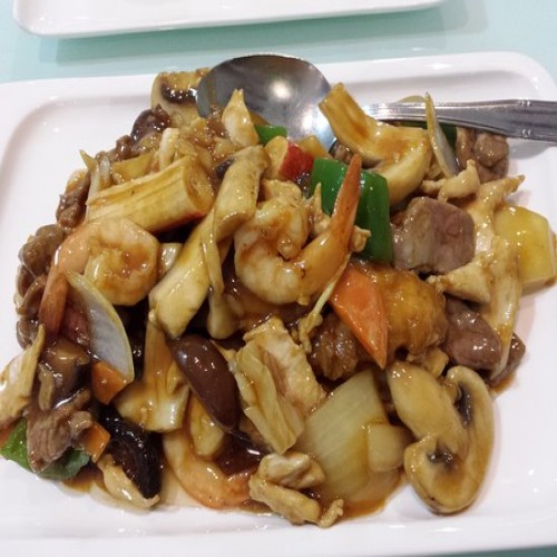 Mariscos variados salteados